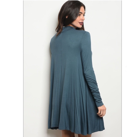 INDIGO Long Sleeve DRESS - Picture 2 of 2